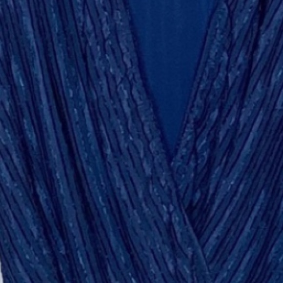 Katie Sturino for StitchFix Blue Wrap Bodysuit - Picture 2 of 11